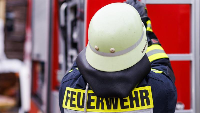 Die Feuerwehr rettete mehrere Bewohner über eine Leiter. (Symbolbild)