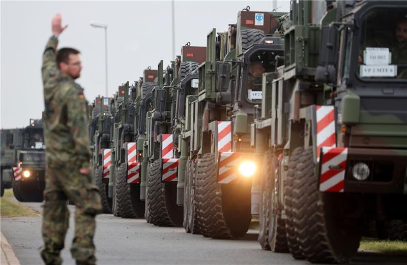 Patriot-Kampfstaffeln auf dem Weg nach Polen Die Flugabwehrraketengruppe 24: Der Einsatz ist zunächst auf sechs Monate befristet.