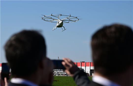 Die Flugtaxis von Volocopter sollen bei den Olympischen Spielgen zum Einsatz kommen.