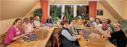 Die Frauen aus dem Lions-Club Bad Harzburg Walburga sind schon wieder fleißig beim Ostereierpacken. Ab 2. März werden diese verkauft. Foto: Hohaus