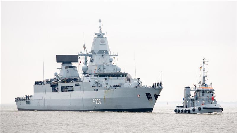 Die Fregatte „Hamburg“ war im Rahmen einer Nato-Mission monatelang unterwegs und ist nun nach Wilhelmshaven zurückgekehrt. 