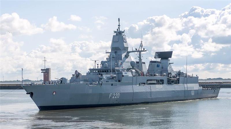 Die Fregatte „Hamburg“ war in den vergangenen sechs Monaten im östlichen Mittelmeer unterwegs. (Archivbild) 