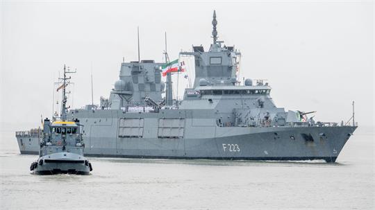 Die Fregatte ist nun zurück in ihrem Heimathafen Wilhelmshaven. 