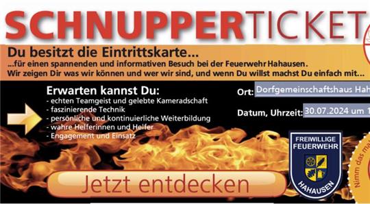 Die Freiwillige Feuerwehr Hahausen sucht Nachwuchs und „Seiteneinsteiger" für die Zukunft.