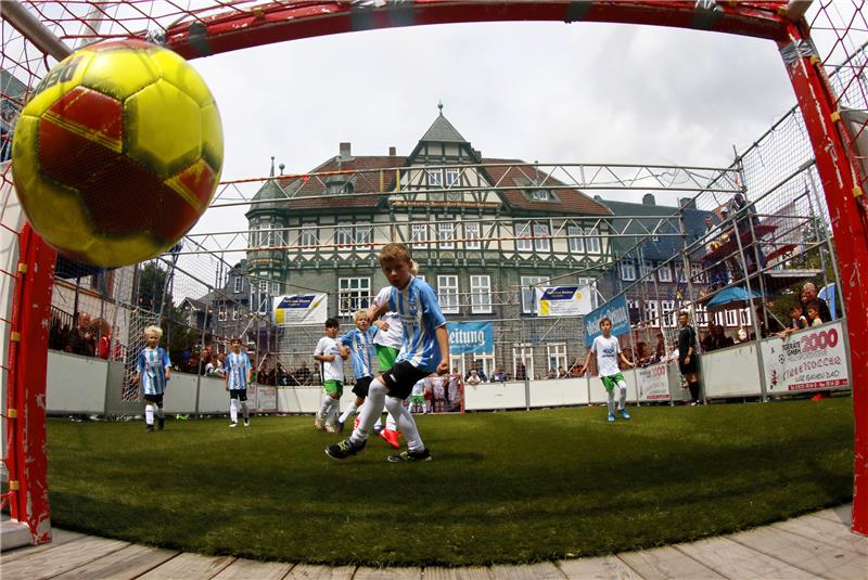 Die GZ-Mini-WM sorgt für mächtig Unterhaltung. Foto. Epping