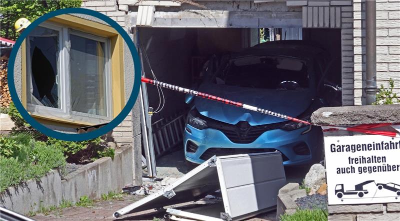 Gasexplosion in Oker: Kirche richtet Spendenkonto ein Die Garage der Familie wurde schwer beschädigt.
