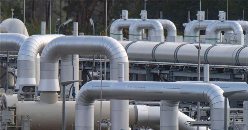 Putin bietet Gaslieferung via Nord Stream 2 an Die Gasempfangsstation der Ostseepipeline Nord Stream 2.