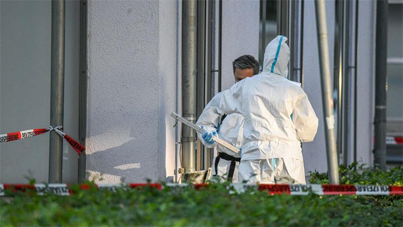 Die Gefahr ist abgewendet - nun ist die Spurensicherung dran. 