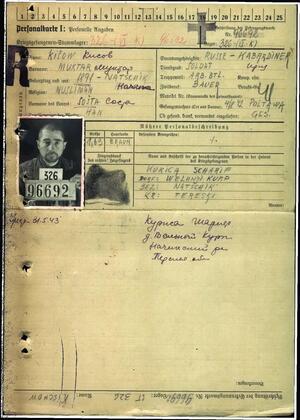 Upener Ortsrat spricht sich für Gedenktafel aus Die Geschichte der Kriegsgefangenen ist anhand der „Personalkarte“ dokumentiert.