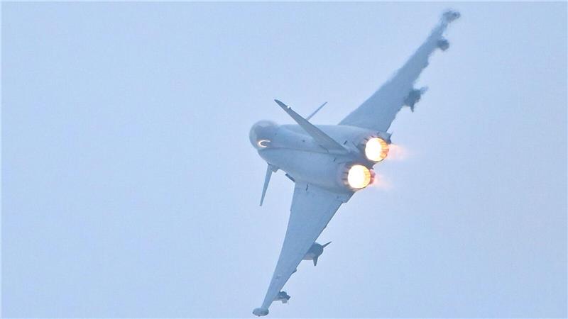 Die Golfstaaten haben Interesse an Rüstungsgütern wie dem Eurofighter. (Archivfoto)