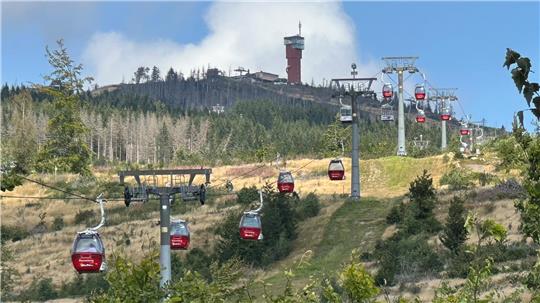 Die Gondeln der Seilbahn fahren vom heutigen Samstag an wieder regelmäßig auf den Wurmberg.