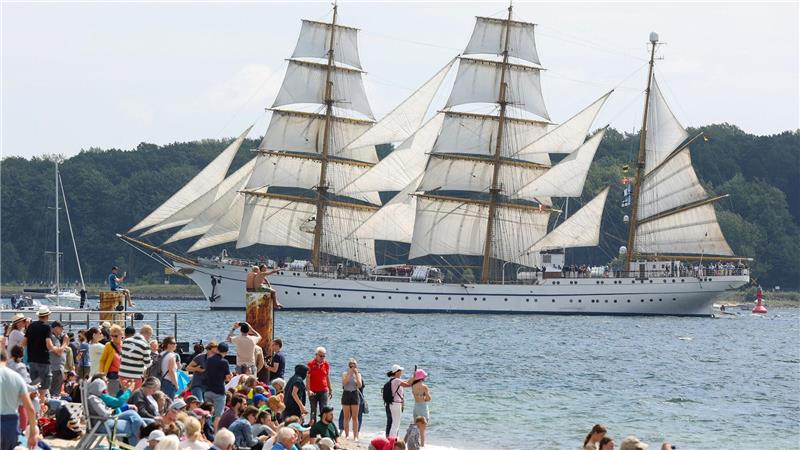 Die „Gorch Fock“ geht auf Reise und soll dabei auch Nachwuchs werben. (Archivbild)