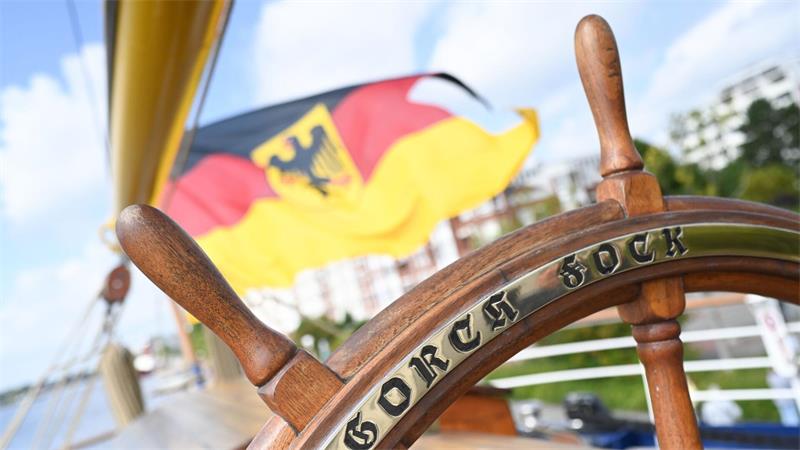„Gorch Fock“ gewinnt Regatta in Nordamerika Die „Gorch Fock“ liegt im Hafen. (Archivbild)
