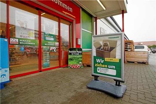 Die Goslarer Fressnapf-Filiale zieht auf den Odermarkplatz, weil der Mietvertrag an der Liebigstraße abläuft.  Foto: Epping