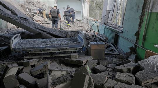Die Großstadt Charkiw in der Ostukraine wird von Russland besonders oft beschossen. (Archivbild)