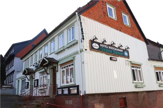 Die „Grüne Tanne“ ist seit April 2019 geschlossen, nachdem Wirtin Heidi Lachmund in Ruhestand gegangen ist.  Fotos: Neddermeier