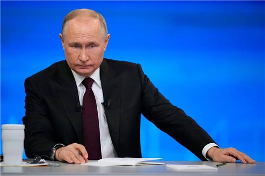 Die Grünen schürten die Furcht der Menschen vor dem Klimawandel, so Wladimir Putin.