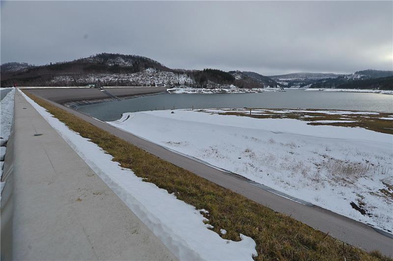 Blick auf die Granetalsperre