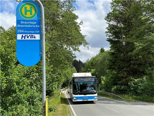 Die Haltestellen zwischen Braunlage und Elend wie die im Bild die an der Bremkebrücke werden von sofort an wieder vom Linienbus angefahren. Archivfoto: Eggers