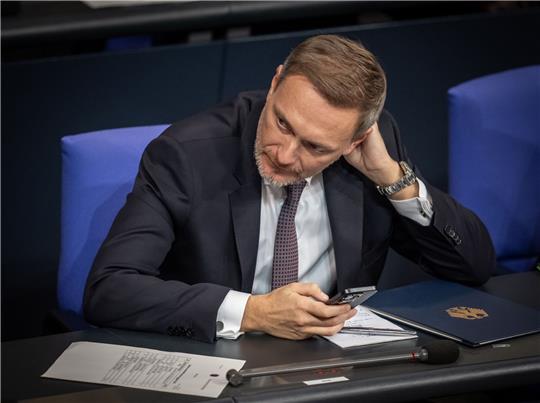 Die Haushaltsfinanzierung dürfte Christian Lindner (FDP) noch Kopfzerbrechen bereiten.