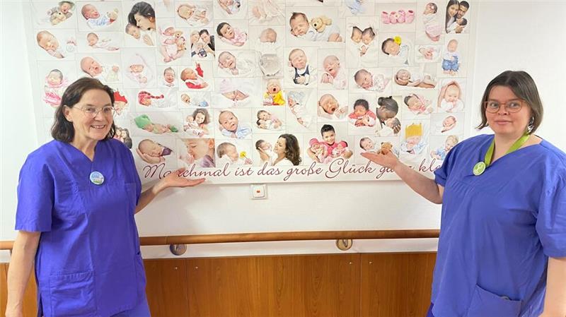 Die Hebammen der Asklepios-Harzkliniken Kerstin Kaiser (l.) und Linda Schors-Braedt sind nun verstärkt im Oberharz im Einsatz.