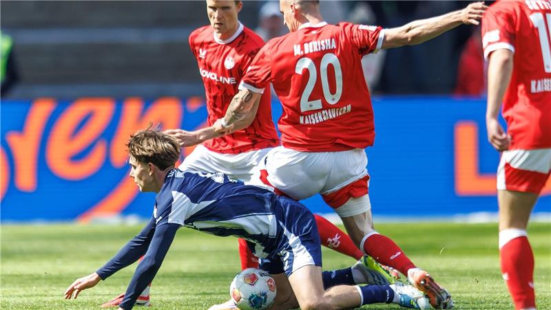 Die Hertha geriet kurz nach dem Wechsel in Rückstand.