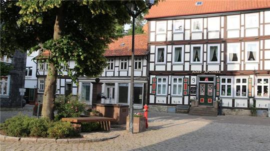 Die Hornburger Innenstadt ist bezaubernd.