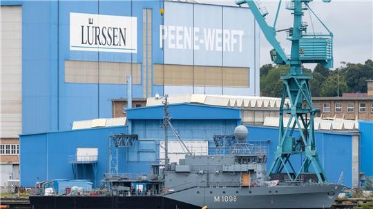 Die IG Metall hat Betriebsräte von 25 Werften befragt, die sowohl den militärischen als auch den zivilen Schiffbau repräsentieren. (Archivfoto)