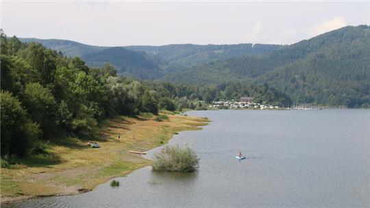 Die Innerste-Talsperre bei Langelsheim ist ein beliebtes Naherholungsgebiet.