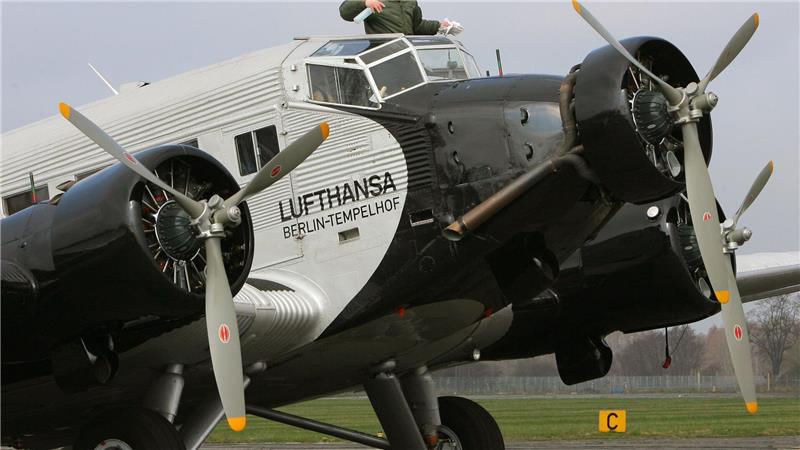 Die Ju 52 war Rückgrat der ersten Lufthansa in der NS-Zeit. 