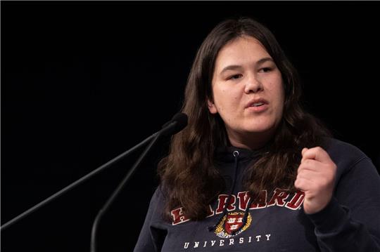 Die «JuLi»-Vorsitzende Franziska Brandmann.