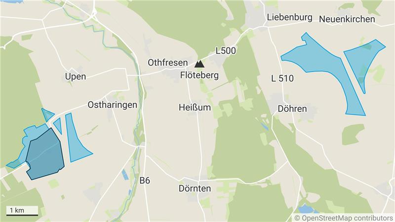Ausbau der Windkraft weckt auch in Liebenburg die Emotionen Die Karte veranschaulicht, wo in der Gemeinde Liebenburg der Entwurf des Regionalverbands Vorranggebiete für Windenergie vorsieht.