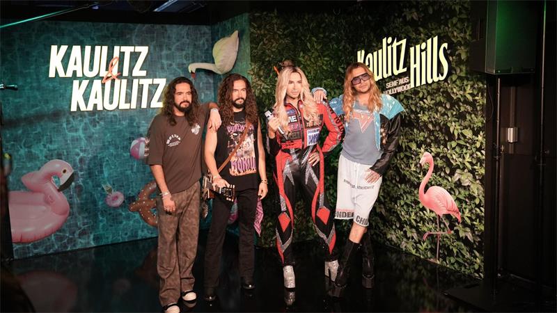 Die Kaulitz-Brüder haben ihre Wachsfiguren enthüllt.