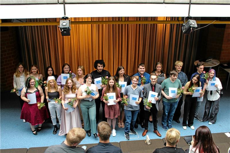 Die Klasse der Fachoberschule Gestaltung (FOG 211).  Foto: Privat