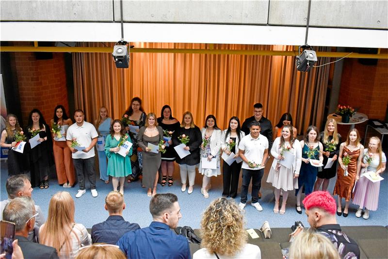 Die Klasse der Fachoberschule Sozialpädagogik (FOS 211).  Foto: Privat