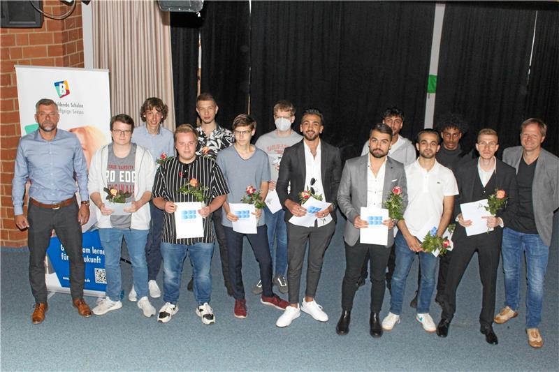 Die Klasse der Fachoberschule Technik (FOT 211).  Foto: Privat