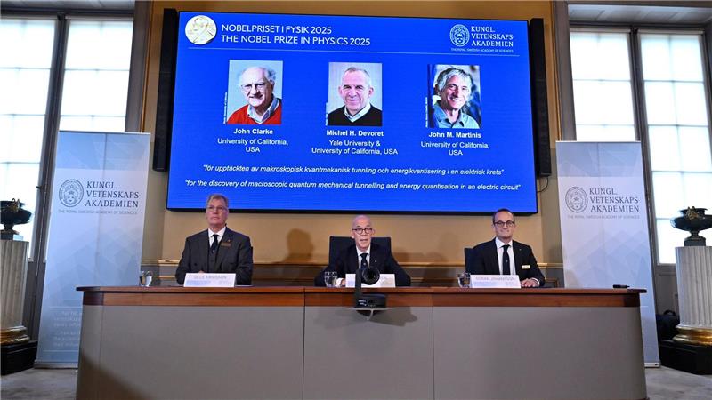 Die Königlich-Schwedische Akademie der Wissenschaften hat die diesjährigen Physik-Nobelpreisträger verkündet.