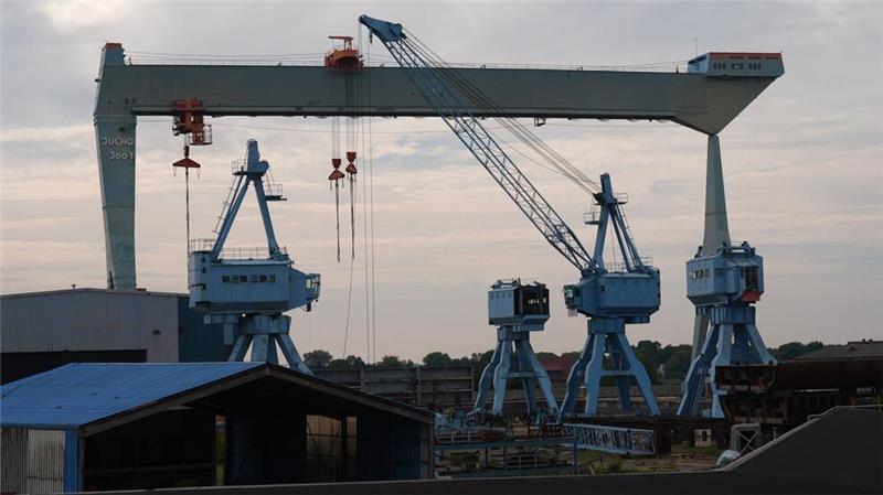 Die Kräne wurden als „stadtbildprägendes Industriedenkmal“ eingestuft. 