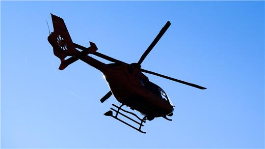 Die Kutscherin wurde mit einem Rettungshubschrauber in eine Klinik geflogen. (Symbolbild)