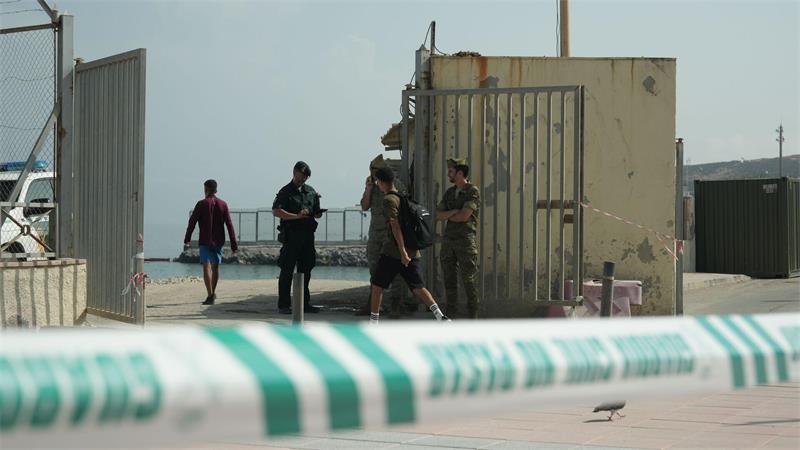 Trotz Online-Aufrufen: Zunächst kein neuer Ansturm auf Ceuta Die Lage an der Grenze blieb am Samstag ruhig.
