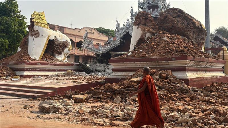 Sorge um Erdbeben-Vermisste in Bangkok und Myanmar Die Lage im Bürgerkriegsland Myanmar bleibt unübersichtlich.