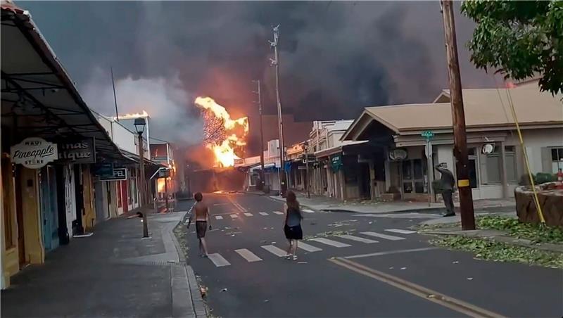 Mindestens 53 Tote bei Feuer auf Hawaii-Insel Die Lage wegen auf der Insel Maui ist laut Behörden derzeit nicht sicher.