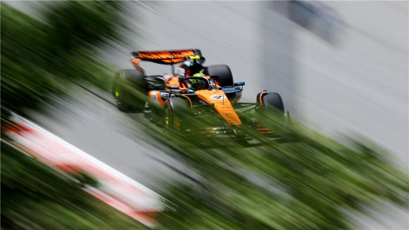 Norris und Verstappen mit identischer Zeit - Piastri top Die Leistung vom ersten Training kann er nicht wiederholen.