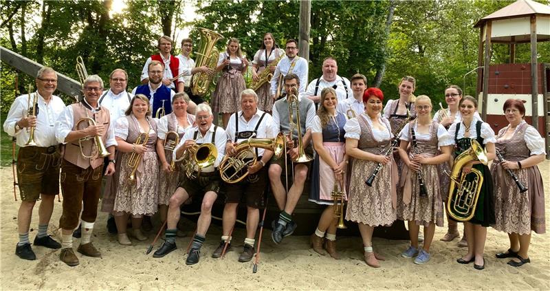 Die Lessingstädter Musikanten sorgen Samstag für Stimmung.  Foto: Privat