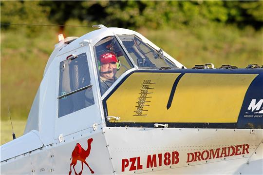 Die Löschflugzeuge pendeln zwischen der Wassertankstelle am Bollrich und der Brandbekämpfung am Brocken. Foto: Epping