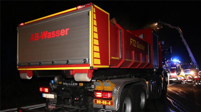 Die Löschwasserversorgung gestaltet sich kompliziert.