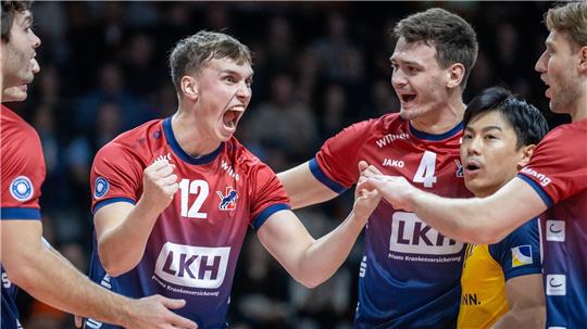 Die Lüneburger Volleyballer stehen im Finale um den DVV-Pokal. (Archivbild)