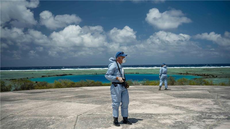 Die Marshallinseln waren einst ein Paradies - aber die US-Atomtests machten viele Inseln unbewohnbar.
