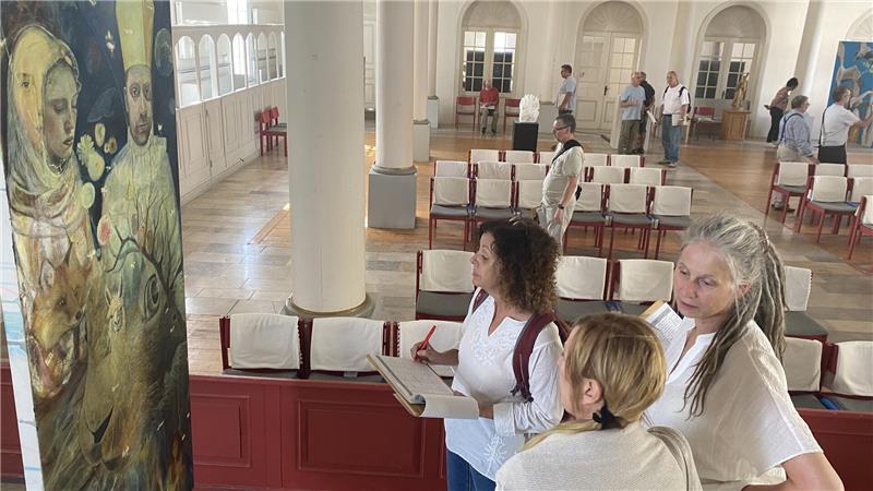 Workshop: Wie geht’s in St. Andreasberg mit „Natur-Mensch“ weiter? Die Martini-Kirche ist bisher einer von drei Ausstellungsorten für die Kunstaustellung „Natur-Mensch“ in St. Andreasberg.