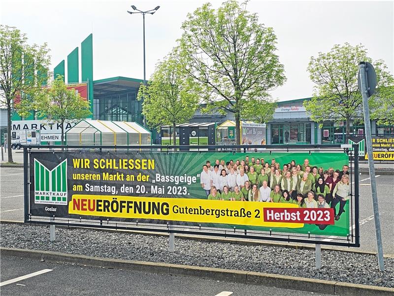 Nach Schließung: Marktkauf-Lebensmittel fehlen bei Tafel Die Messen sind gesungen, die Schnäppchen wurden gejagt, der Marktkauf in der Baßgeige hat geschlossen und eröffnet im Herbst in der Gutenbergstraße neu. Foto: Sowa